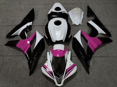 Cheap 2007-2008 Honda CBR600RR Motorcycle Fairings - White Pink Glossy Black Canada
