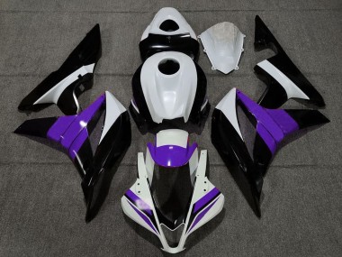 Cheap 2007-2008 Honda CBR600RR Motorcycle Fairings - White Purple Glossy Black Canada
