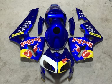 Cheap 2005-2006 Honda CBR600RR Motorcycle Fairings - Blue Red Bull Canada