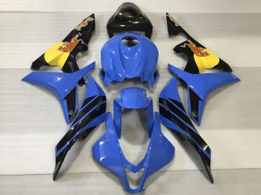 Cheap 2007-2008 Honda CBR600RR Motorcycle Fairings - Blue Yellow Glossy Black Red Bull Canada