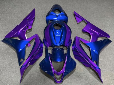 Cheap 2007-2008 Honda CBR600RR Motorcycle Fairings - Blue Purple Canada