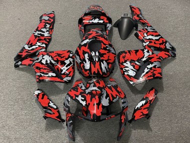 Cheap 2005-2006 Honda CBR600RR Motorcycle Fairings - Camouflage Red Canada