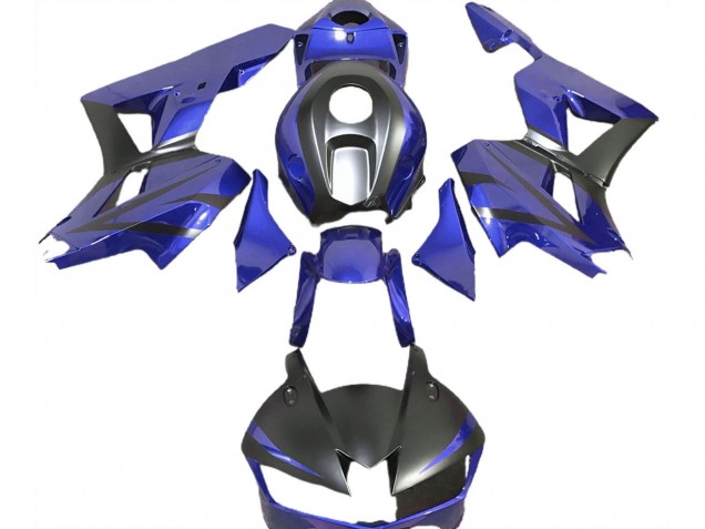 2013-2026 Honda CBR600RR Motorcycle Fairings - Blue Matte Black Canada