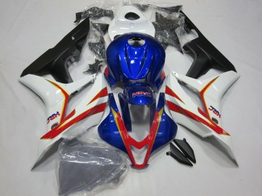 Cheap 2007-2008 Honda CBR600RR Motorcycle Fairing - White Red Blue HRC Canada