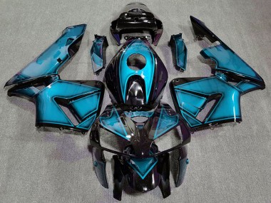 Cheap 2005-2006 Honda CBR600RR Motorcycle Fairings - Deep Light Blue Canada