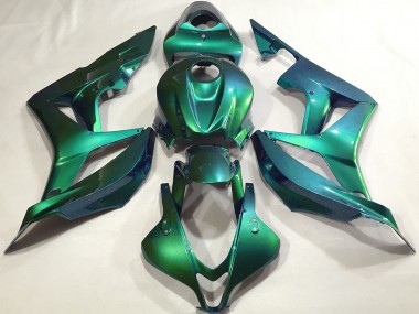 Cheap 2007-2008 Honda CBR600RR Motorcycle Fairings - Emerald Green Plain Canada