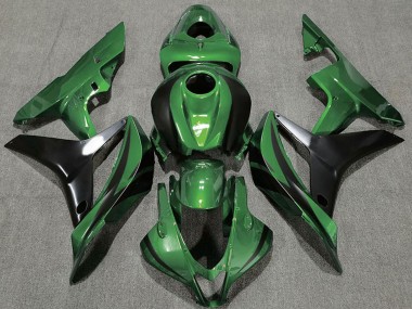 Cheap 2007-2008 Honda CBR600RR Motorcycle Fairings - Green Glossy Black OEM Style Canada