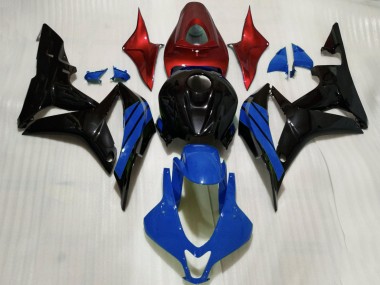 Cheap 2007-2008 Honda CBR600RR Motorcycle Fairings - Red Blue Glossy Black Canada