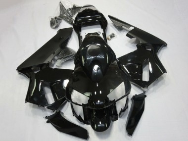 Cheap 2003-2004 Honda CBR600RR Motorcycle Fairing - Glossy Black Matte Black Canada