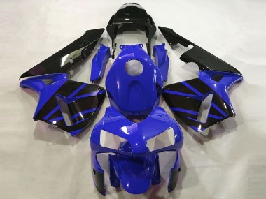Cheap 2003-2004 Honda CBR600RR Motorcycle Fairings - Blue Glossy Black OEM Style Canada