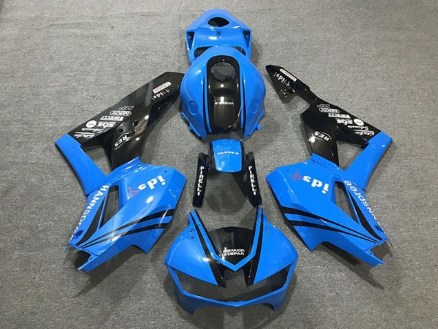 2013-2026 Honda CBR600RR Motorcycle Fairings - Blue Glossy Black Canada