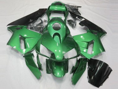 Cheap 2003-2004 Honda CBR600RR Motorcycle Fairing - Green Glossy Black Canada