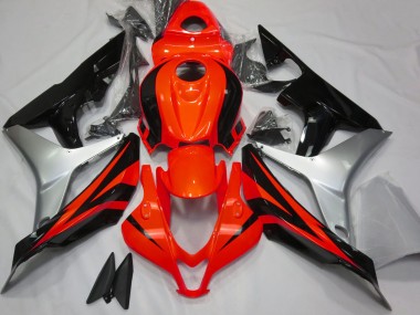 Cheap 2007-2008 Honda CBR600RR Motorcycle Fairing - Silver Red Glossy Black OEM Style Canada