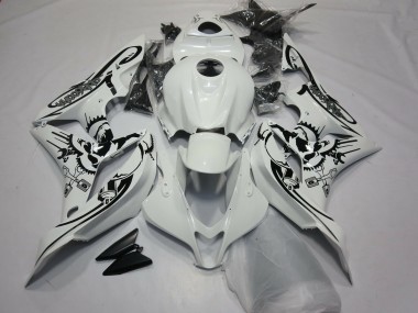 Cheap 2007-2008 Honda CBR600RR Motorcycle Fairings - White Black Canada