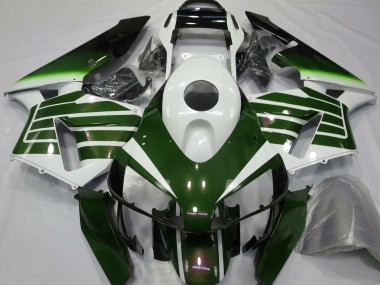 Cheap 2003-2004 Honda CBR600RR Motorcycle Fairings - White Green Fade Canada