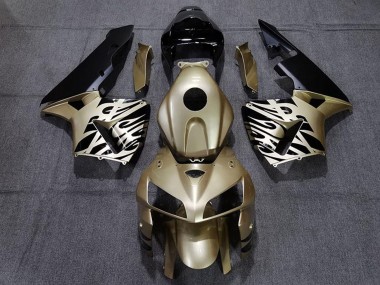 Cheap 2005-2006 Honda CBR600RR Motorcycle Fairings - Gold Black White Canada