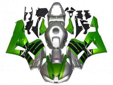 Cheap 2013-2023 Honda CBR600RR Motorcycle Fairings - Silver Green Glossy Black HRC Canada