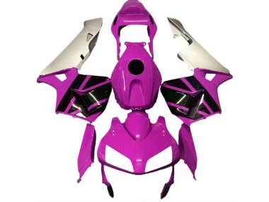 Cheap 2003-2004 Honda CBR600RR Motorcycle Fairings - Silver Hot Pink Glossy Black Canada