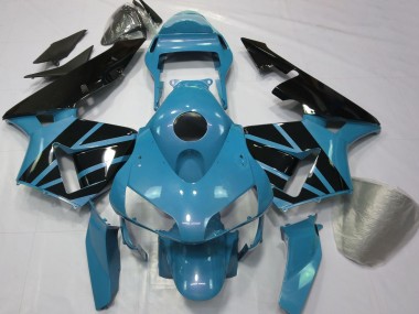 Cheap 2003-2004 Honda CBR600RR Motorcycle Fairings - Light Blue Glossy Black Canada
