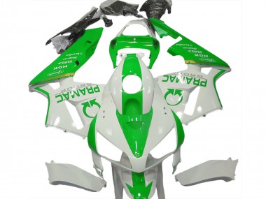 Cheap 2005-2006 Honda CBR600RR Motorcycle Fairings - White Light Green Pramac Canada