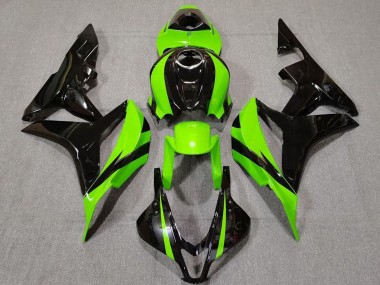 Cheap 2007-2008 Honda CBR600RR Motorcycle Fairing - Green Glossy Black Canada