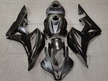 Cheap 2007-2008 Honda CBR600RR Motorcycle Fairings - Glossy Black Matte Black Canada