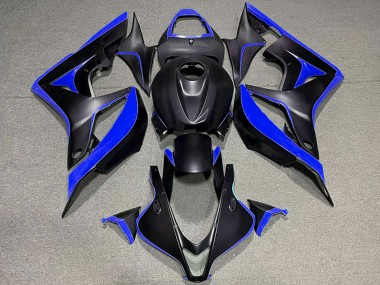 Cheap 2007-2008 Honda CBR600RR Motorcycle Fairings - Blue Matte Black Canada