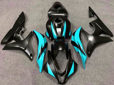Cheap 2007-2008 Honda CBR600RR Motorcycle Fairings - Cyan Blue Matte Black Canada