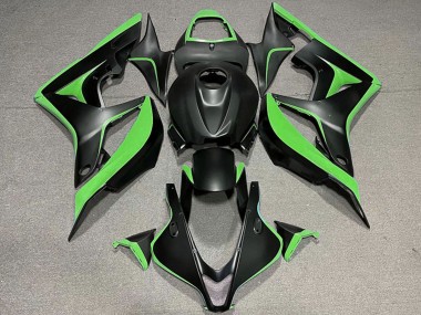 Cheap 2007-2008 Honda CBR600RR Motorcycle Fairing - Green Matte Black Canada
