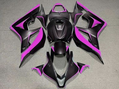 Cheap 2007-2008 Honda CBR600RR Motorcycle Fairings - Pink Matte Black Canada