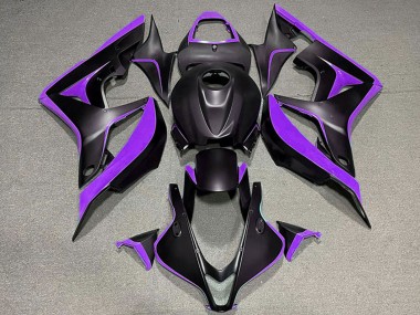 Cheap 2007-2008 Honda CBR600RR Motorcycle Fairings - Purple Matte Black Canada