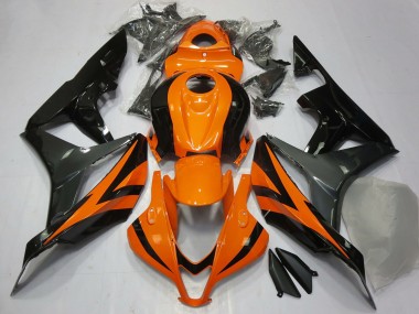 Cheap 2007-2008 Honda CBR600RR Motorcycle Fairings - Orange Grey Glossy Black Canada