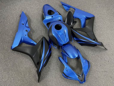 Cheap 2007-2008 Honda CBR600RR Motorcycle Fairings - Blue Matte Black OEM Style Canada