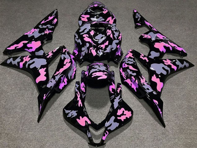2007-2008 Honda CBR600RR Motorcycle Fairings - Pink Grey Camouflage Canada