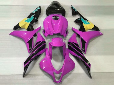 Cheap 2007-2008 Honda CBR600RR Motorcycle Fairings - Pink Yellow Glossy Black Blue Bull Canada