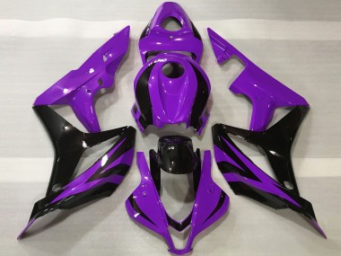 Cheap 2007-2008 Honda CBR600RR Motorcycle Fairings - Purple Glossy Black OEM Style Canada