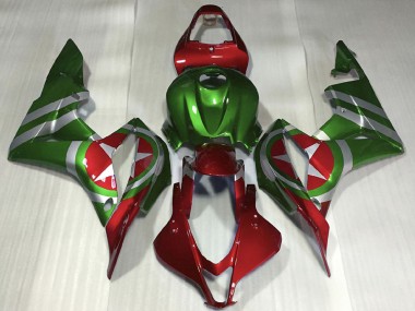 Cheap 2007-2008 Honda CBR600RR Motorcycle Fairings - Red Green Captain America Canada