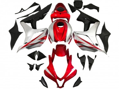 Cheap 2007-2008 Honda CBR600RR Motorcycle Fairings - Silver Red Glossy Black OEM Style Canada
