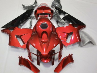 Cheap 2005-2006 Honda CBR600RR Motorcycle Fairings - Red Black CBR Style Canada