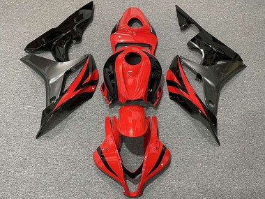 Cheap 2007-2008 Honda CBR600RR Motorcycle Fairings - Grey Red Glossy Black OEM Style Canada