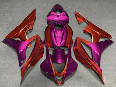 Cheap 2007-2008 Honda CBR600RR Motorcycle Fairings - Violet Red Canada