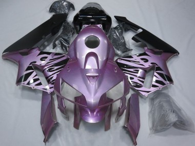Cheap 2005-2006 Honda CBR600RR Motorcycle Fairings - Rose Purple Flame Canada