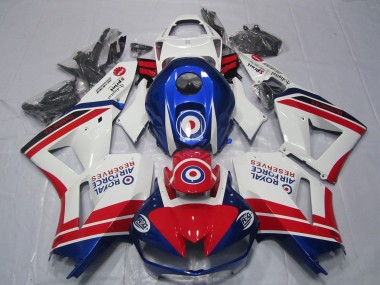 Cheap 2013-2026 Honda CBR600RR Motorcycle Fairings - White Red Blue Royal Air Force Canada