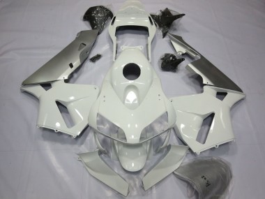 Cheap 2003-2004 Honda CBR600RR Motorcycle Fairings - Silver White Canada