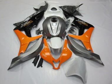 Cheap 2007-2008 Honda CBR600RR Motorcycle Fairings - Silver Orange Glossy Black Canada