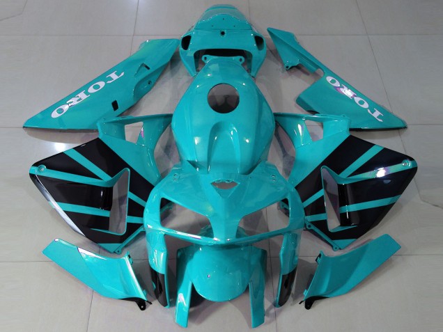 2005-2006 Honda CBR600RR Motorcycle Fairings - Teal OEM Style Canada