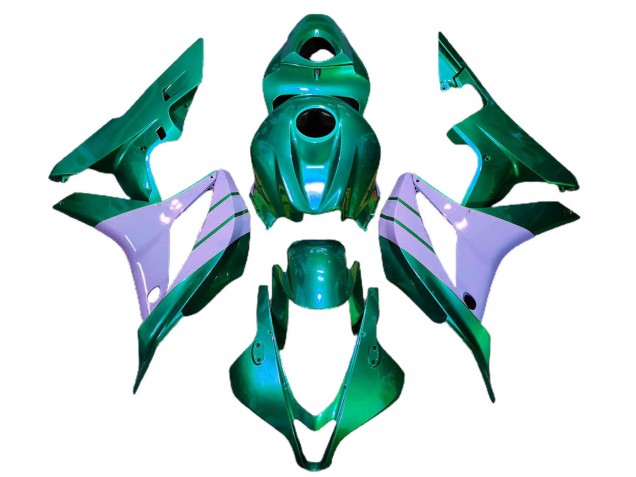 2007-2008 Honda CBR600RR Motorcycle Fairings - Turquoise Green Milky Purple Canada