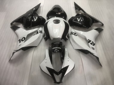 Cheap 2009-2012 Honda CBR600RR Motorcycle Fairings - White Glossy Black Repsol Canada