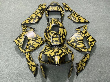 Cheap 2003-2004 Honda CBR600RR Motorcycle Fairings - Yellow Black Camouflage Canada