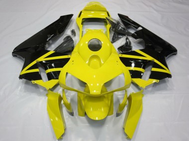Cheap 2003-2004 Honda CBR600RR Motorcycle Fairings - Yellow Glossy Black OEM Style Canada
